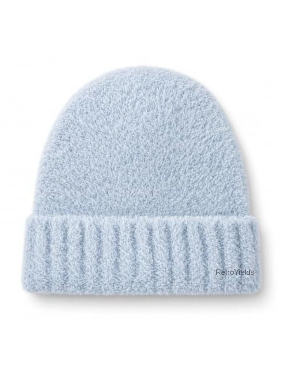 Fuzzy Plush Knit Winter Beanie Warm Cozy Unisex Cold Weather Hat